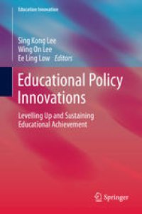 cover of the book Educational Policy Innovations: Levelling Up and Sustaining Educational Achievement