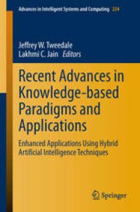 cover of the book Recent Advances in Knowledge-based Paradigms and Applications: Enhanced Applications Using Hybrid Artificial Intelligence Techniques
