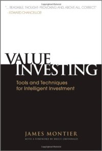 cover of the book Value Investing: Tools and Techniques for Intelligent Investment