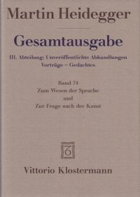 cover of the book Zum Wesen der Sprache und Zur Frage nach der Kunst