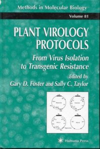 cover of the book Plant Virology Protocols, From Virus Isolation to Transgenic Resistance. Chapters 1, 24, 34, 45 are absent