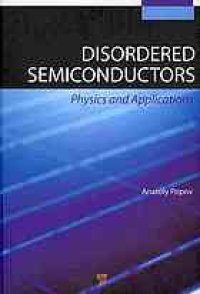 cover of the book Disordered Semiconductors: Physics and Applications