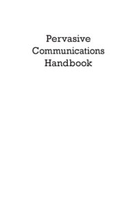 cover of the book Pervasive communications handbook