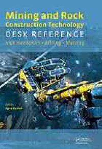 cover of the book Rock mechanics, drilling and blasting desk reference