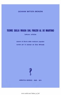 cover of the book Teorie sulla magia dal Frazer al De Martino