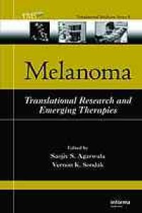 cover of the book Melanoma : translational research and emerging therapies