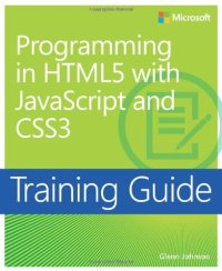 cover of the book Training Guide: Programming in HTML5 with JavaScript and CSS3