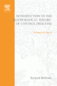 cover of the book Introduction to the Mathematical Theory of Control Processes: Nonlinear Processes