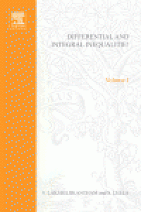 cover of the book Differential and Integral Inequalities - Theory and Applications: Ordinary Differential Equations