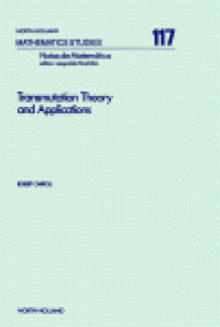 cover of the book Transmutation Theory and Applications