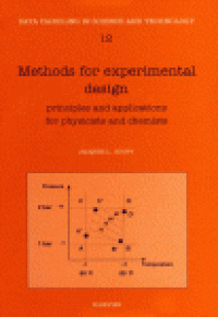 cover of the book Methods for Experimental Design: Principles and Applications for Physicists and Chemists