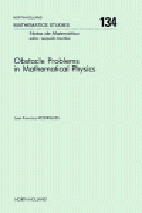 cover of the book Obstacle Problems in Mathematical Physics