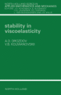 cover of the book Stability in Viscoelasticity