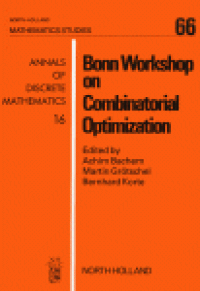 cover of the book Bonn Workshop on Combinatorial Optimization