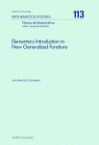 cover of the book Elementary Introduction to New Generalized Functions