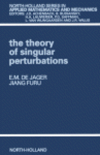 cover of the book The Theory of Singular Perturbations