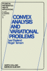 cover of the book Convex Analysis and Variational Problems