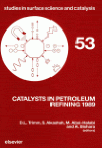 cover of the book Catalysts in Petroleum Refining 1989, Proceedings of the Conference on Catalysts in Petroleum Refining