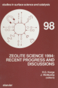 cover of the book Zeolite Science 1994: Recent Progress and Discussions: Supplementary Materials to the 10th International Zeolite Conference, Garmish-Partenkirchen, Germany, July 17-22, 1994