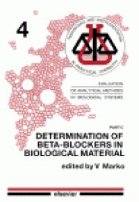 cover of the book Determination of Beta-Blockers in Biological Material