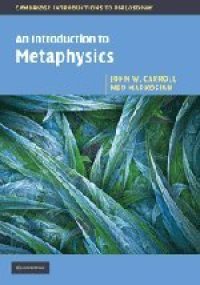 cover of the book An Introduction to Metaphysics