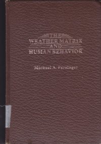 cover of the book Weather Matrix and Human Behaviour