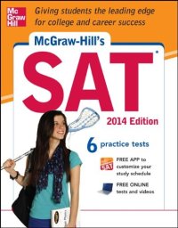 cover of the book McGraw-Hill's SAT 2014 Edition