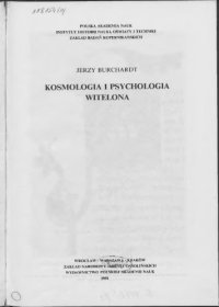 cover of the book Kosmologia i psychologia Witelona