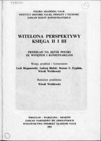 cover of the book Witelona Perspektywy / 2/3.