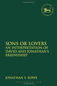 cover of the book Sons or Lovers. An Interpretation of David and Jonathan's Friendship