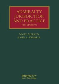 cover of the book Admiralty Jurisdiction and Practice