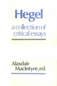 cover of the book Hegel: A Collection of Critical Essays