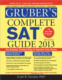 cover of the book Gruber's Complete SAT Guide 2013