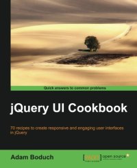 cover of the book jQuery UI Cookbook