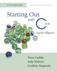 cover of the book Starting Out with C++: Early Objects