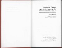 cover of the book Simplified Design of Building Structures