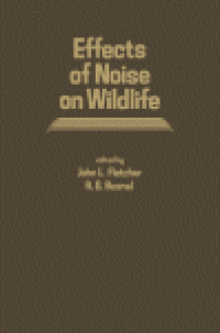 cover of the book Effects of Noise on Wildlife