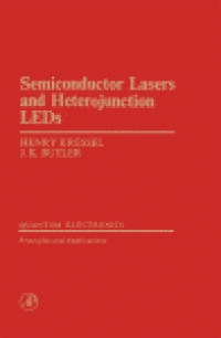 cover of the book Semiconductor Lasers and Herterojunction Leds