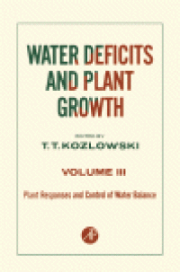 cover of the book Plant Responses and Control of Water Balance