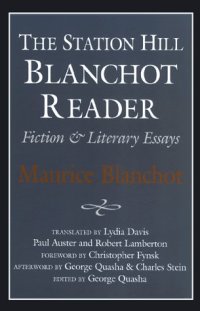 cover of the book STATION HILL BLANCHOT READER