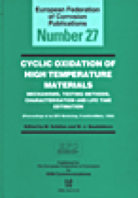 cover of the book Cyclic Oxidation of High Temperature Materials - Proceedings of an EFC Workshop, Frankfurt/Main, 1999