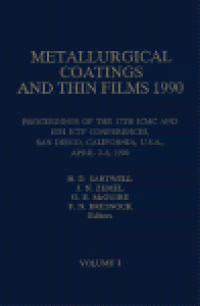 cover of the book Metallurgical Coatings and Thin Films 1990