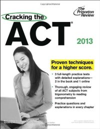 cover of the book Cracking the ACT, 2013 Edition