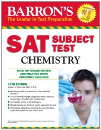 cover of the book Barron's SAT Subject Test Chemistry, 11th Edition