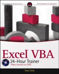 cover of the book Excel VBA 24-Hour Trainer