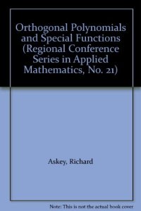 cover of the book Orthogonal Polynomials and Special Functions