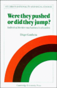 cover of the book Were They Pushed or Did They Jump?: Individual Decision Mechanisms in Education