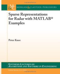 cover of the book Sparse Representations for Radar with MATLAB Examples