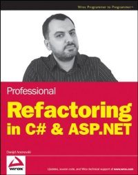 cover of the book Professional Refactoring in C# & ASP.NET