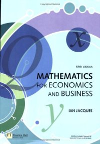 cover of the book Mathematics for Economics and Business